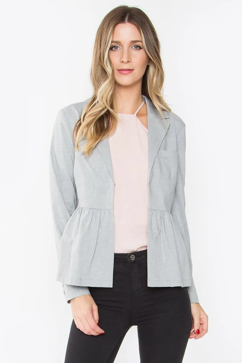 Astin Ruffle Blazer