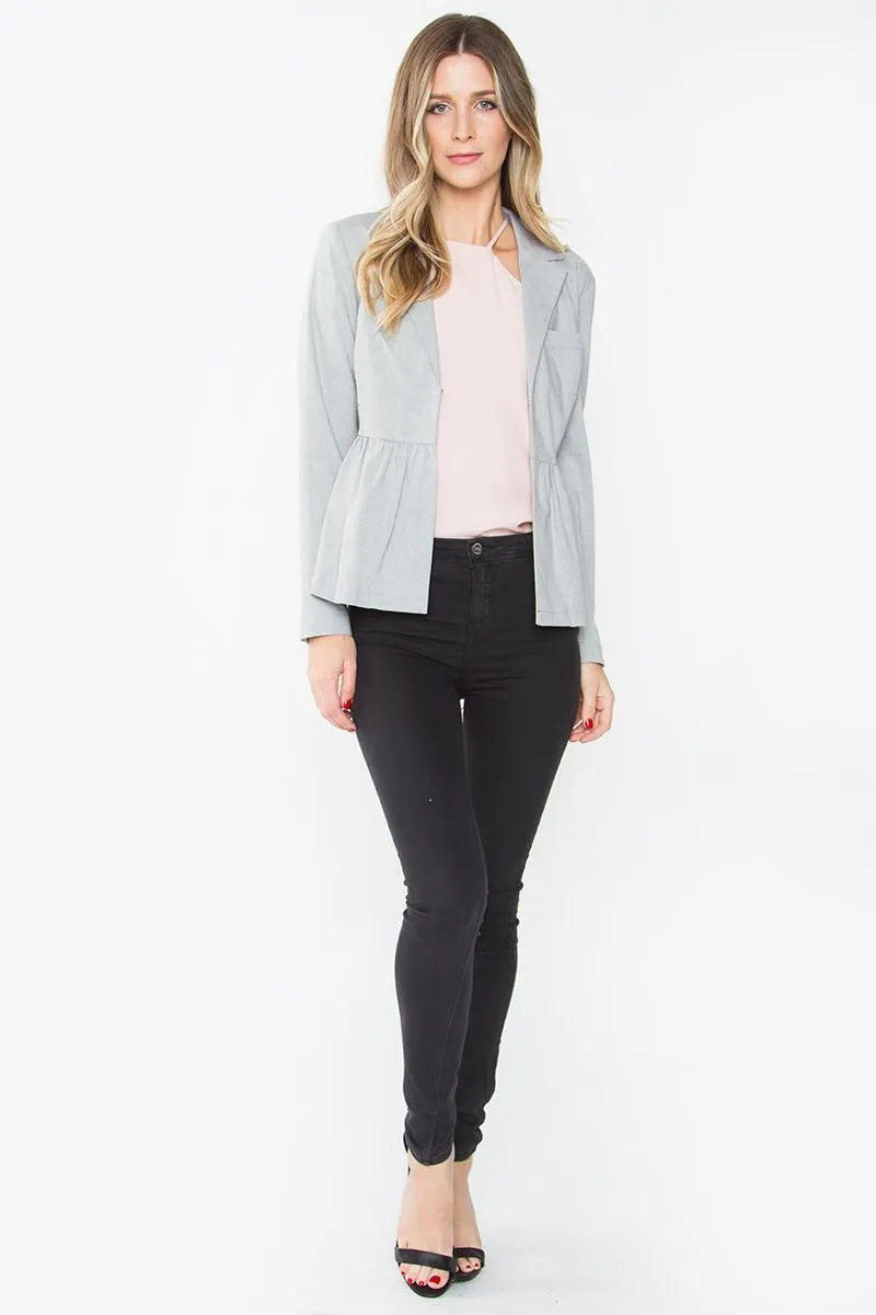 Astin Ruffle Blazer