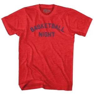 Basketball Night Adult Tri-Blend T-shirt