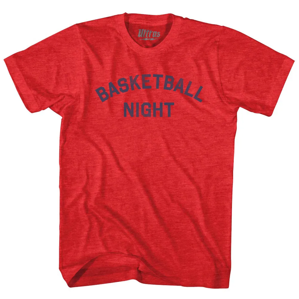 Basketball Night Adult Tri-Blend T-shirt