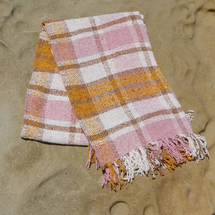 Brunch Plaid - Sustainable Recycled Throw