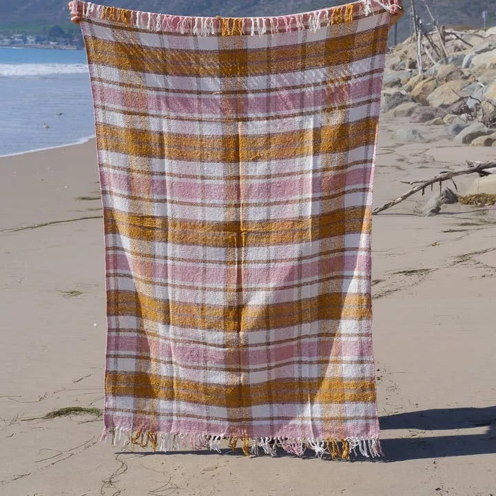 Brunch Plaid - Sustainable Recycled Throw