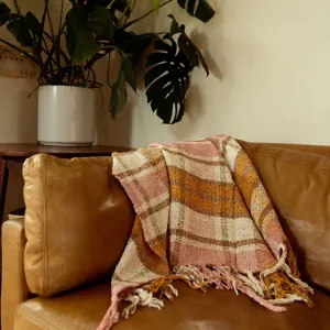 Brunch Plaid - Sustainable Recycled Throw