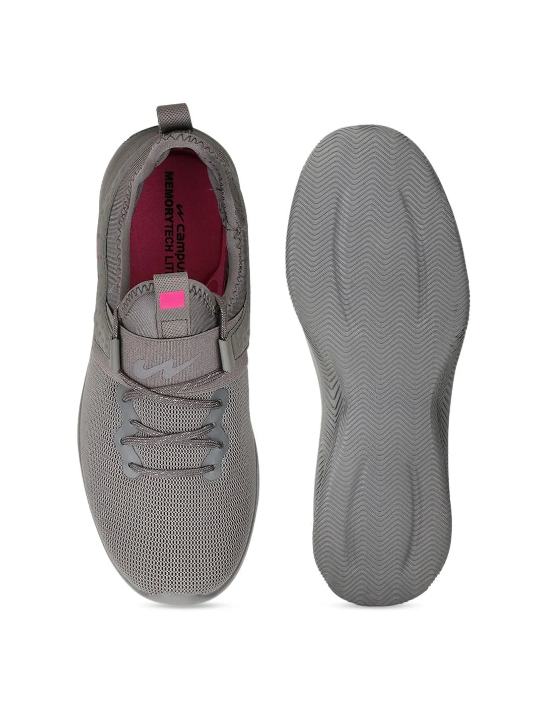 Campus Women Grey Running Shoes