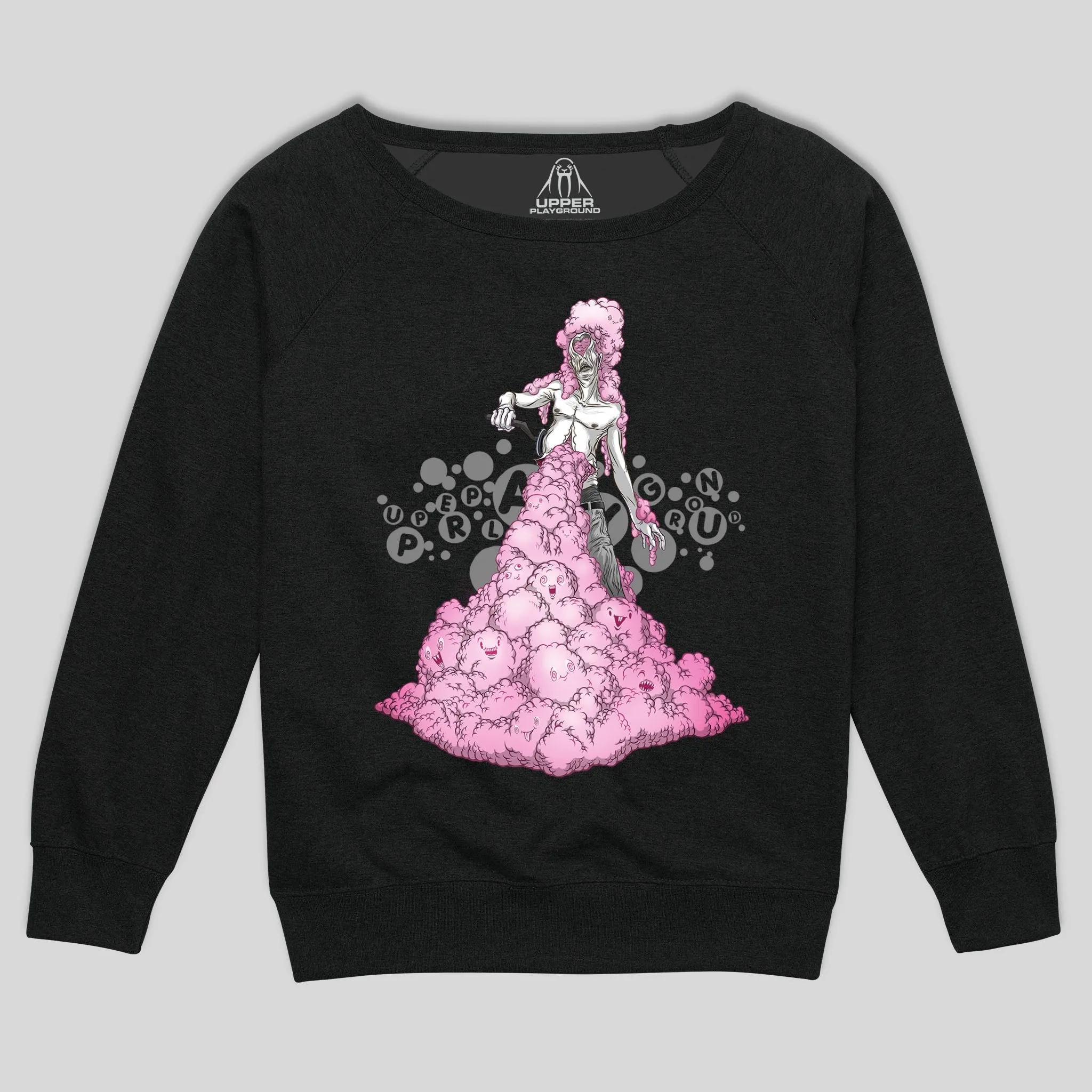 CANDYMAN WOMEN'S SCOOP NECK SWEATSHIRT