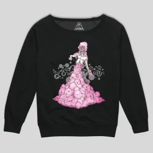 CANDYMAN WOMEN'S SCOOP NECK SWEATSHIRT