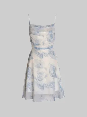 Chiffon Printed Dress