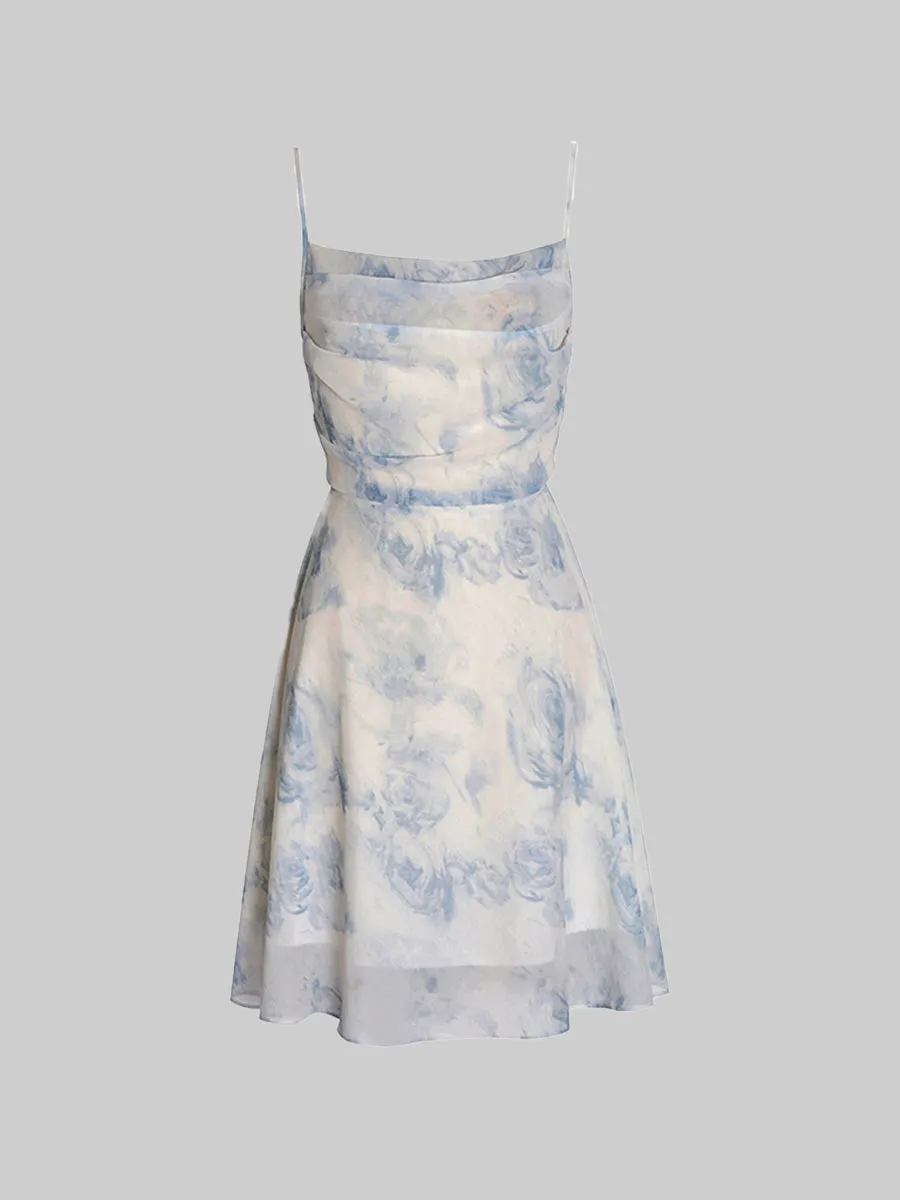 Chiffon Printed Dress
