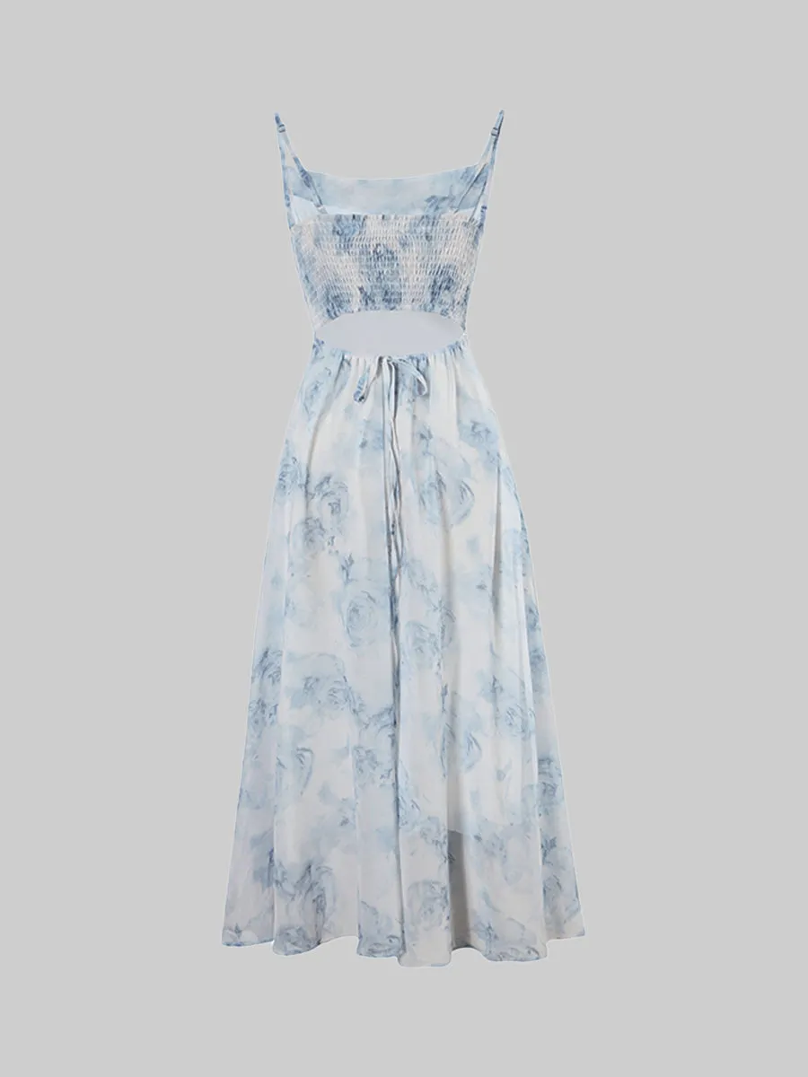 Chiffon Printed Dress