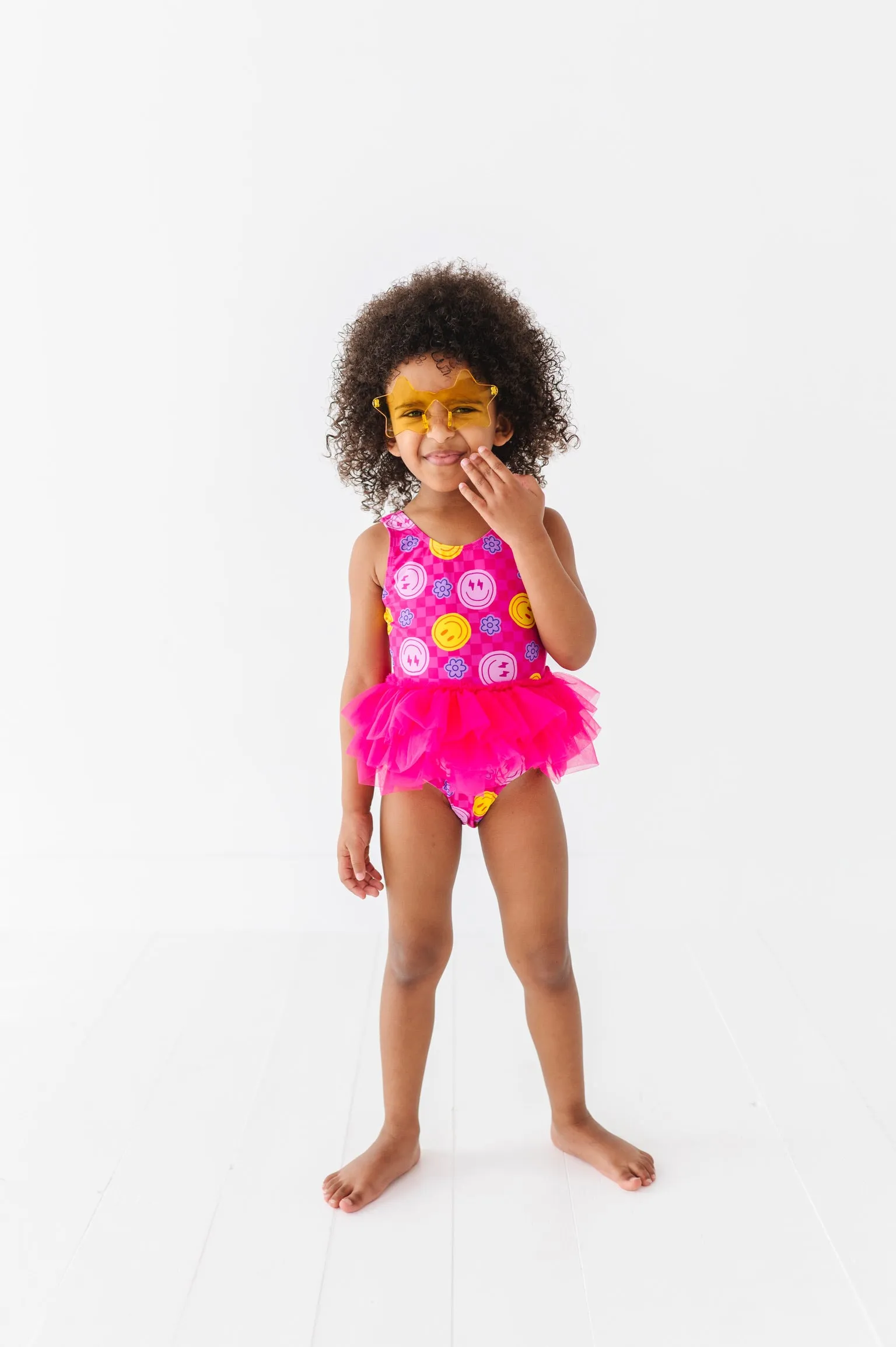 Electric Smiles Swimsuit With Tutu