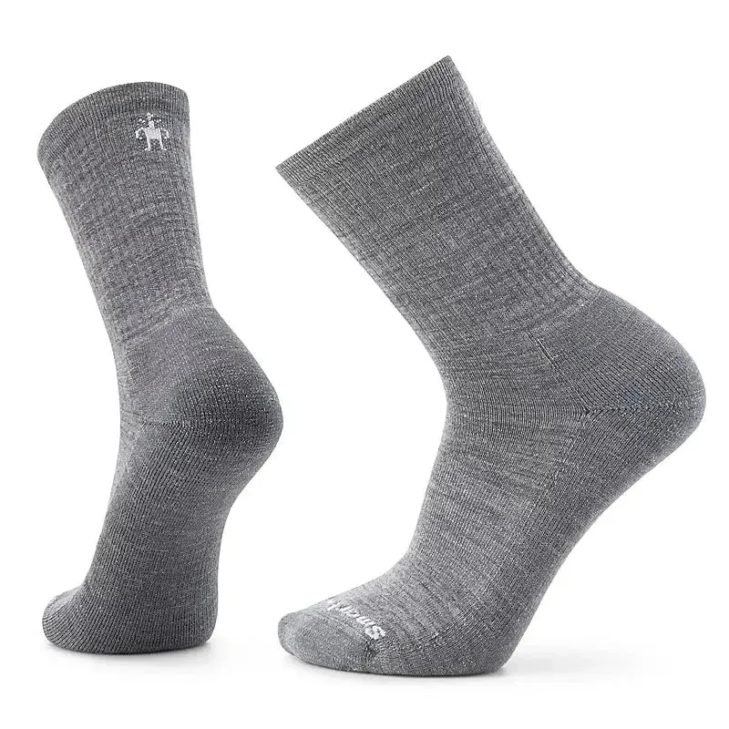 Everyday Solid Rib Crew Socks – Cozy Durability for All-Day Comfort