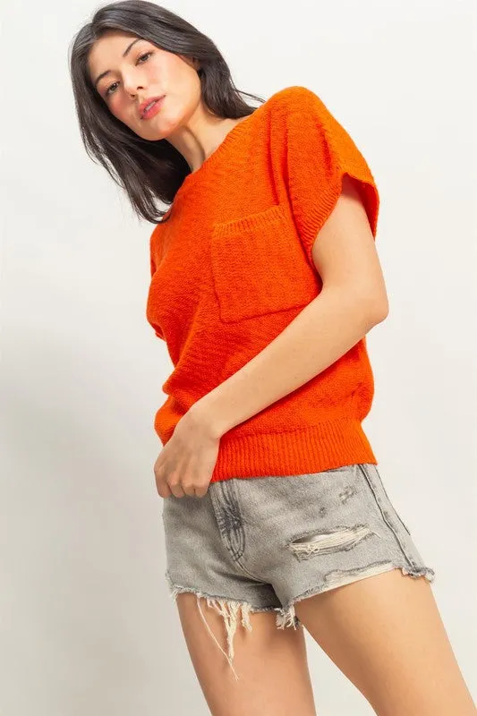 Firelight Cap Sleeve Top