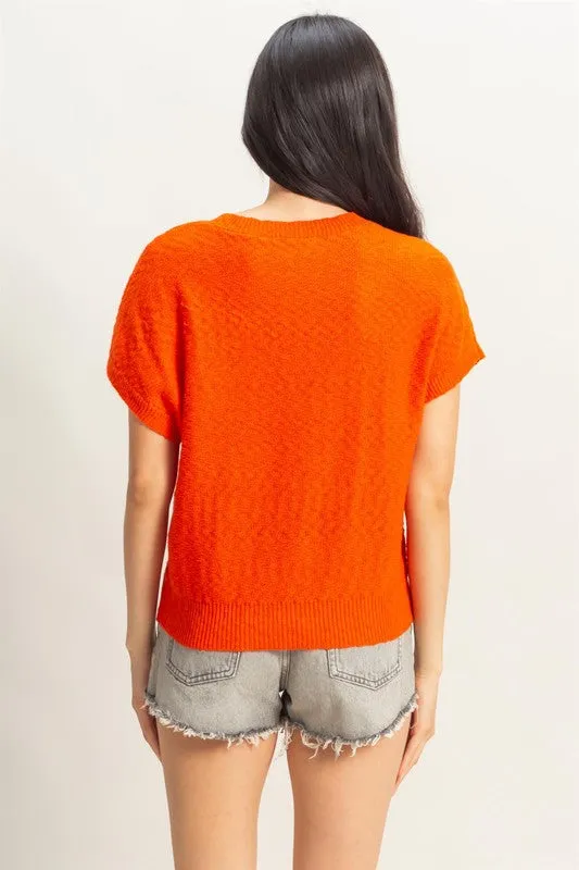 Firelight Cap Sleeve Top