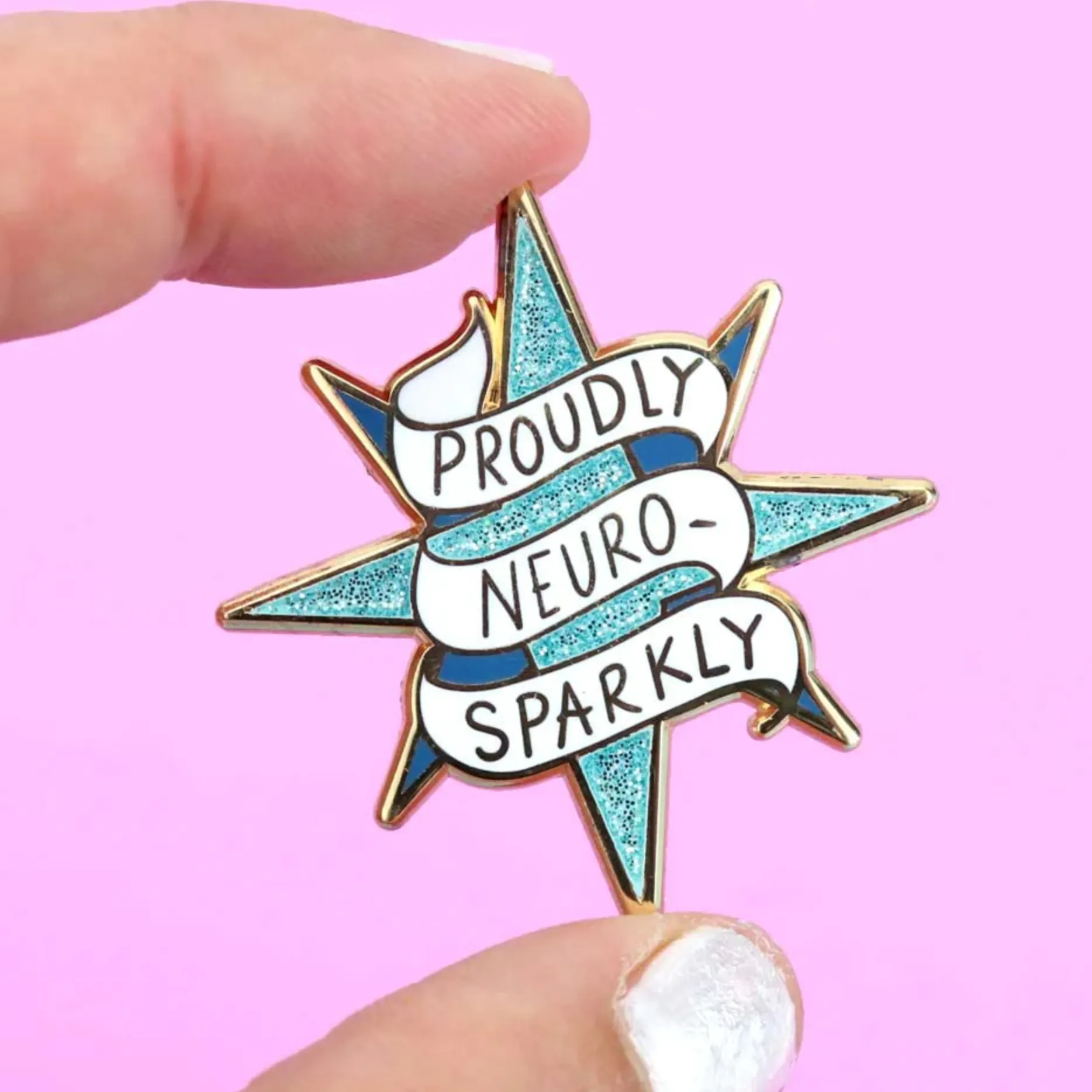 Jubly Umph Lapel Pin • Proudly Neuro Sparkly