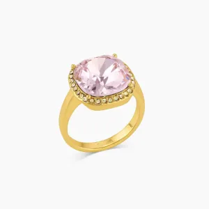 Lexi Cushion Cocktail Ring (Blush)