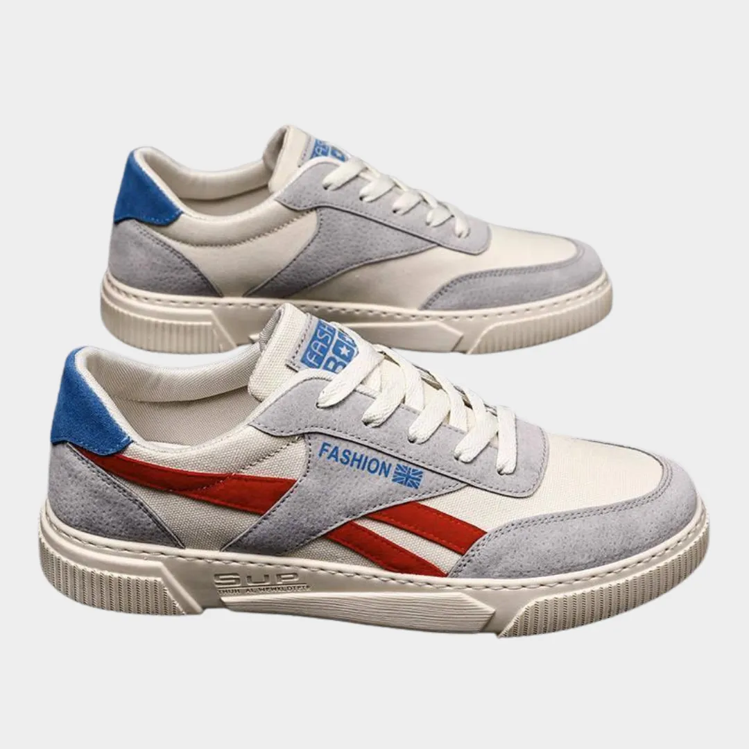 Men's Casual Canvas Shoes  Lace-Up  Lightweight & Breathable  Flat Sneakers  Outdoor Walking  Multiple Colours