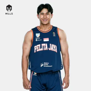 MILLS PELITA JAYA HOME BASKETBALL JERSEY NAVY 26024PJ