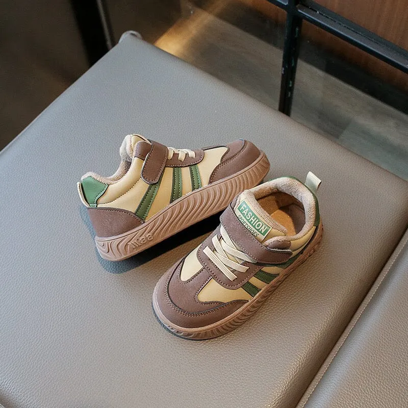 Olie Mid-Top Plush Casual Sneakers