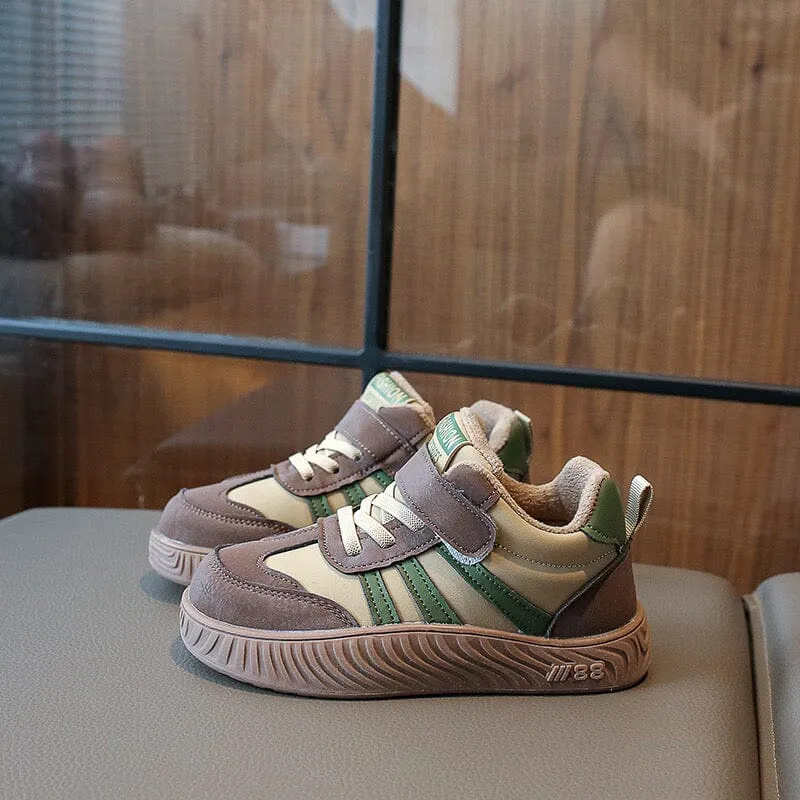 Olie Mid-Top Plush Casual Sneakers