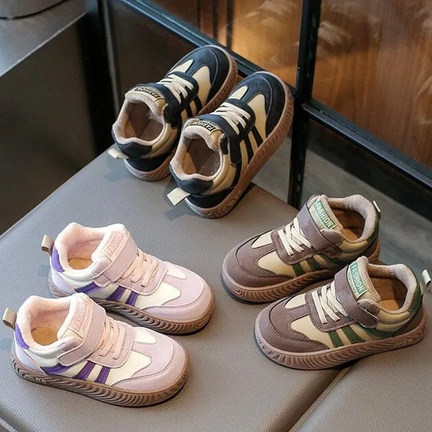 Olie Mid-Top Plush Casual Sneakers