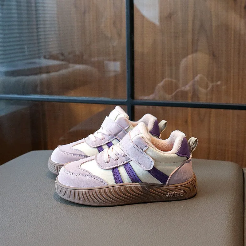 Olie Mid-Top Plush Casual Sneakers