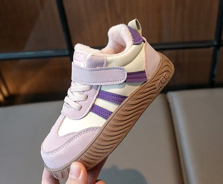 Olie Mid-Top Plush Casual Sneakers