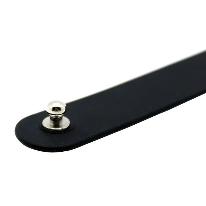 Silicone Slut Collar Black