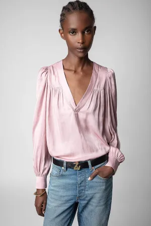 Telia Blouse Deep Parme