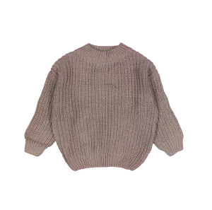 The Chunky Knit Sweater - Taupe
