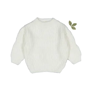 The Chunky Knit Sweater - White