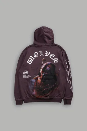 The Hunter "Pierce" Hoodie in Darc Purple