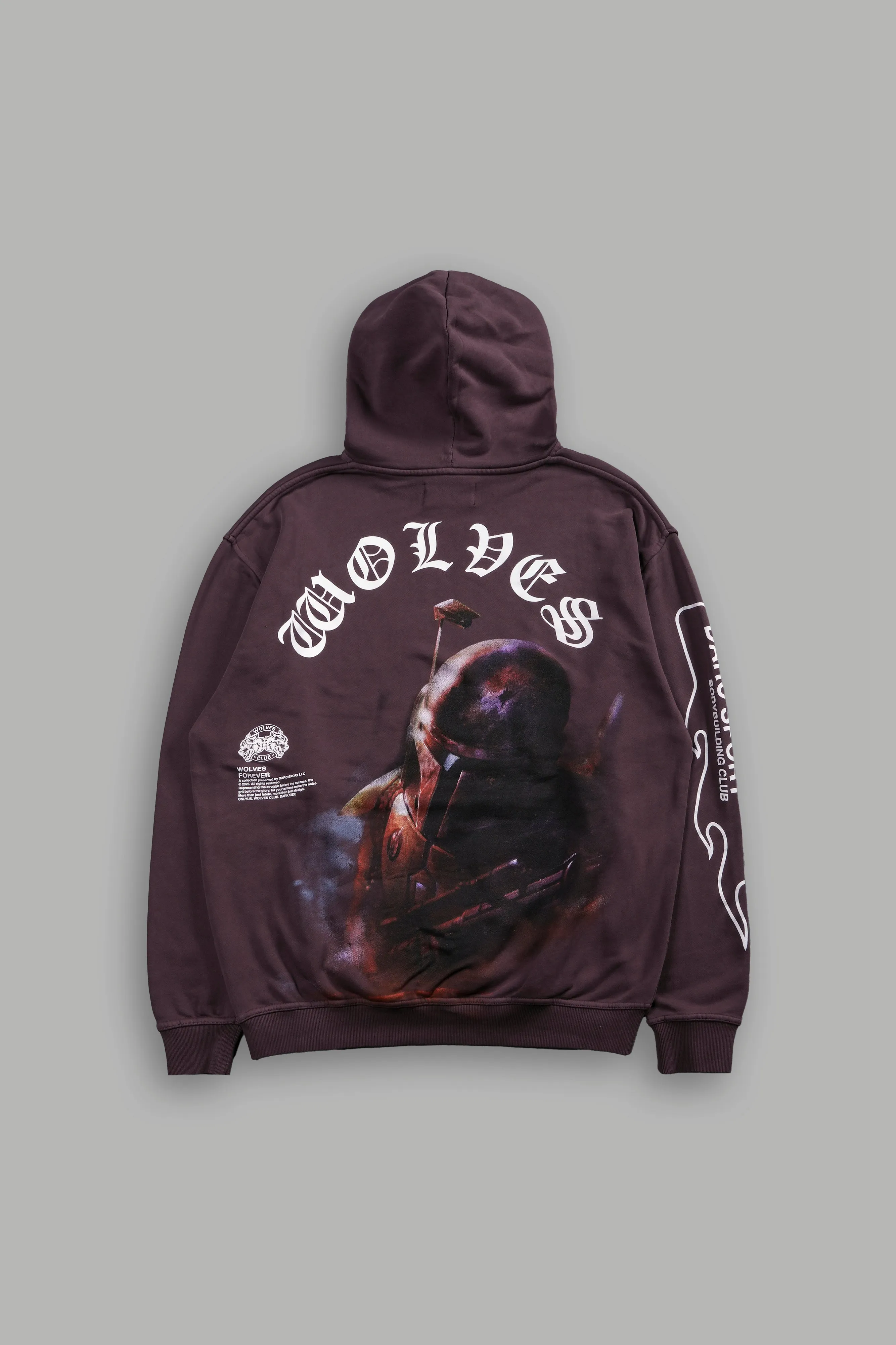 The Hunter "Pierce" Hoodie in Darc Purple