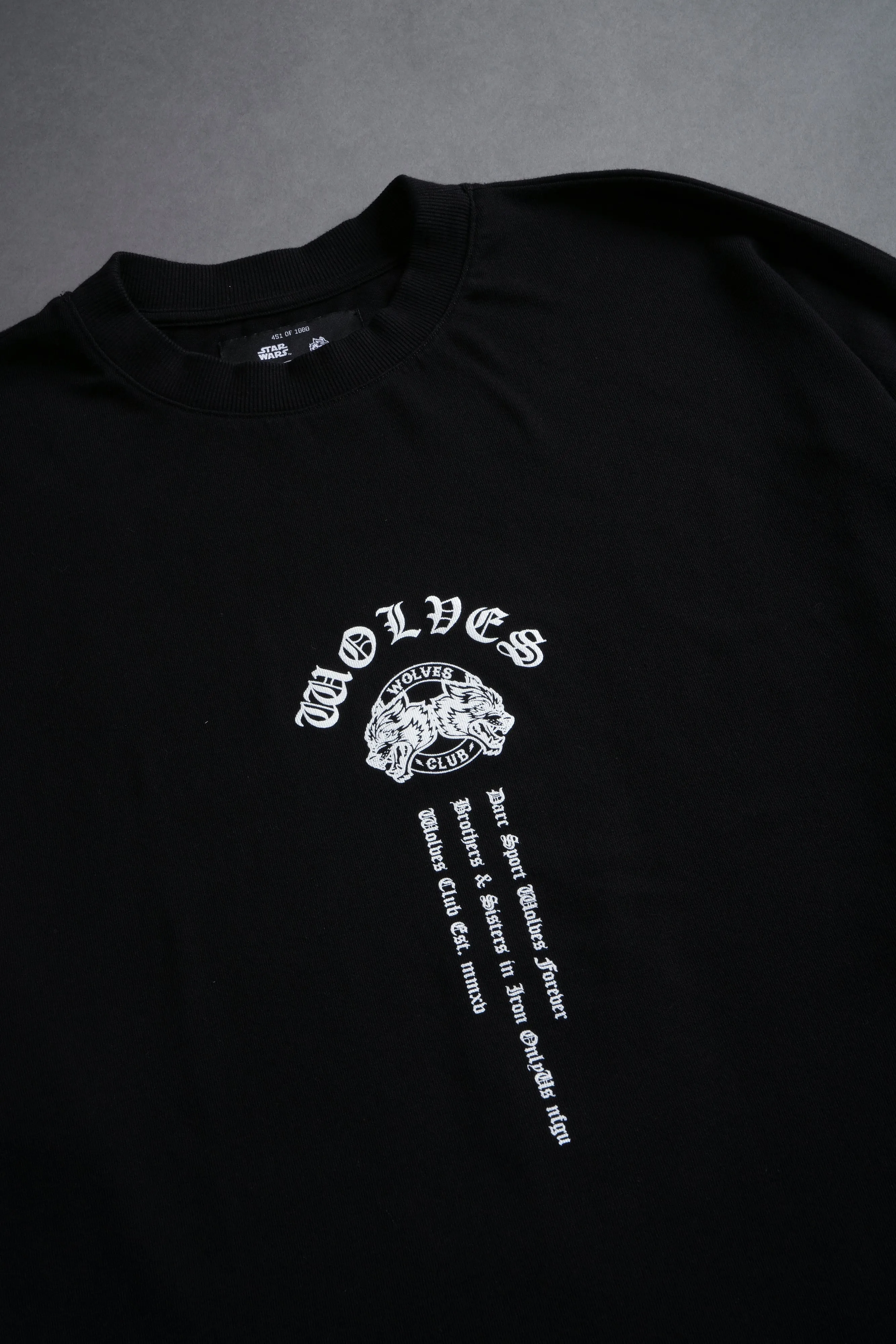 The Hunter "Premium" Oversized Tee in Black